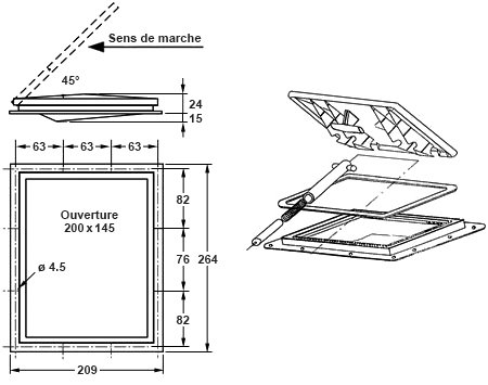 Trappe de ventilation